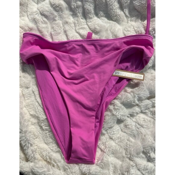 SKIMS Recycled Swim Mid Waist Bottom*  neon orchid - Picture 2 of 2